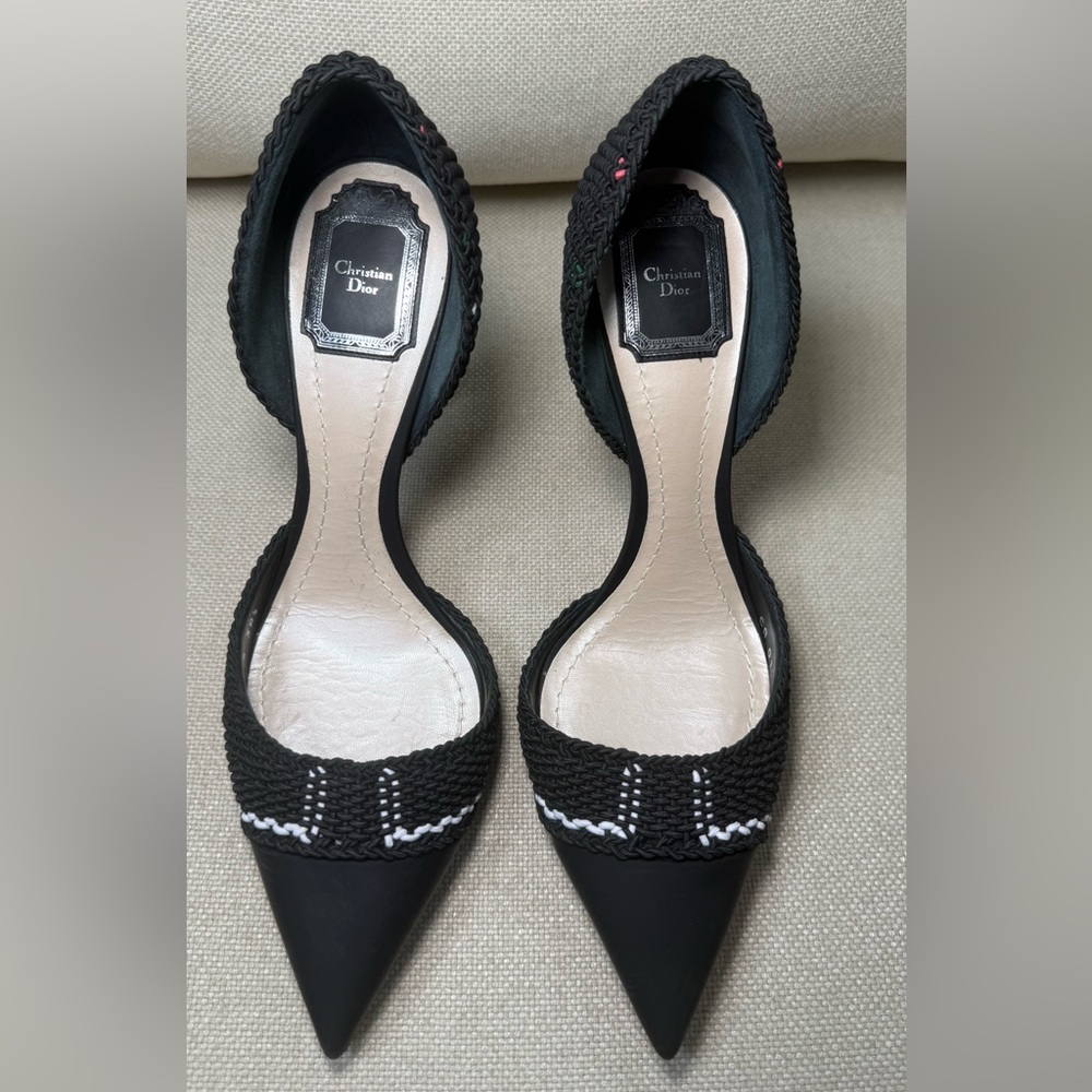 Christian Dior Moderknit Dorsay Heel EU SIZE 38.5 - Picture 5 of 9